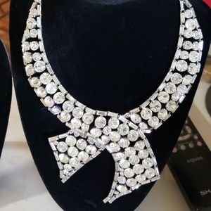 Rhinestone Demi Parure.